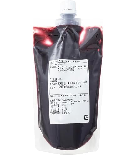 Amazon.co.jp: Wサクラ・プラス 500g 桜の色と香と味が同時につきます